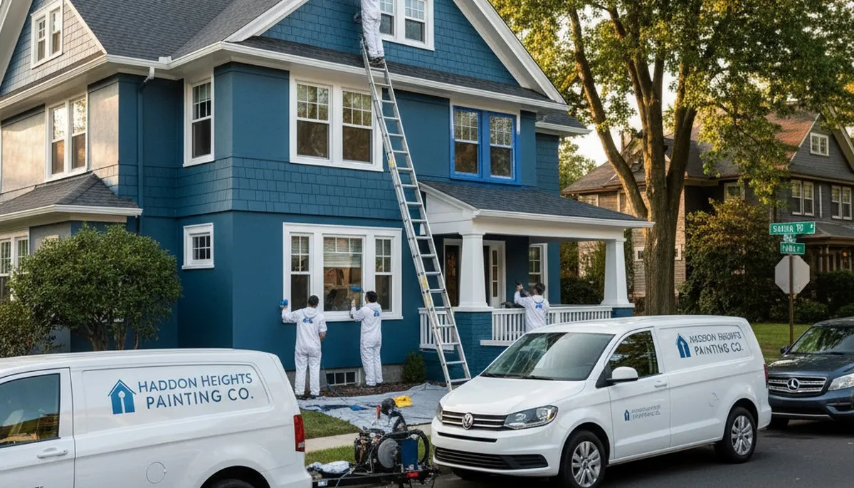 Professional house painters in Cherry Hill NJ providing expert residential exterior painting services