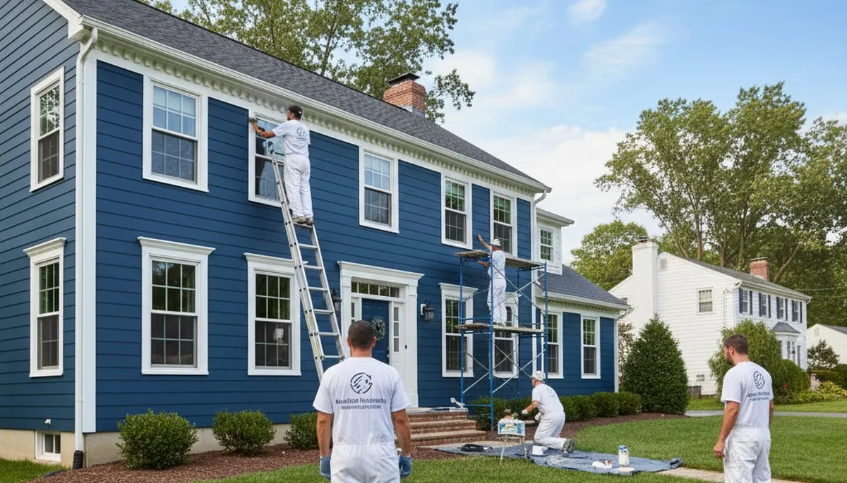 Professional house painters in Cherry Hill NJ providing expert exterior home painting services