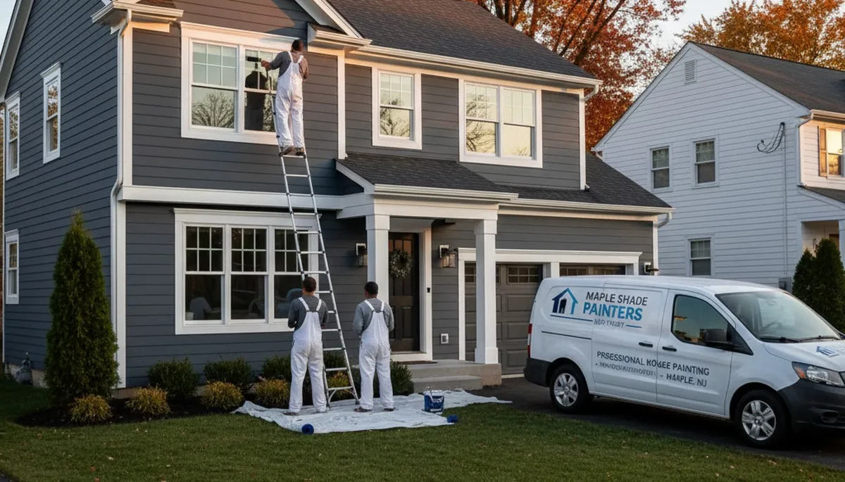 House painting service in Cherry Hill, NJ by Painters Cherry Hill NJ for interior and exterior homes