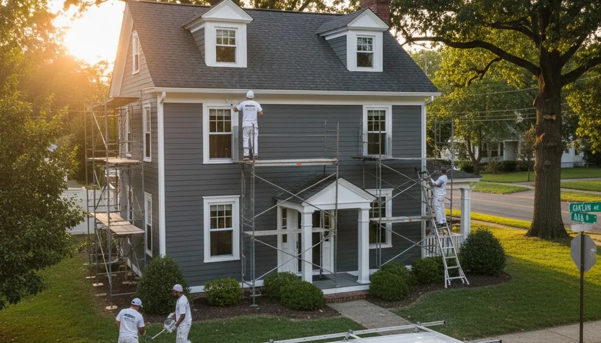 House painting services in Cherry Hill, NJ by Painters Cherry Hill NJ for residential exteriors and interiors