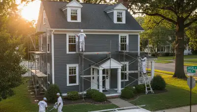 House painting services in Cherry Hill, NJ by Painters Cherry Hill NJ for residential exteriors and interiors